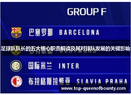 足球队队长的五大核心职责解读及其对球队发展的关键影响